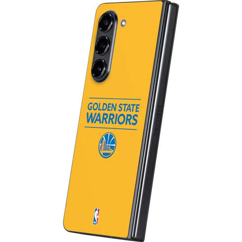 NBA Golden State Warriors Standard - Yellow Galaxy Z Fold5 5G Skin